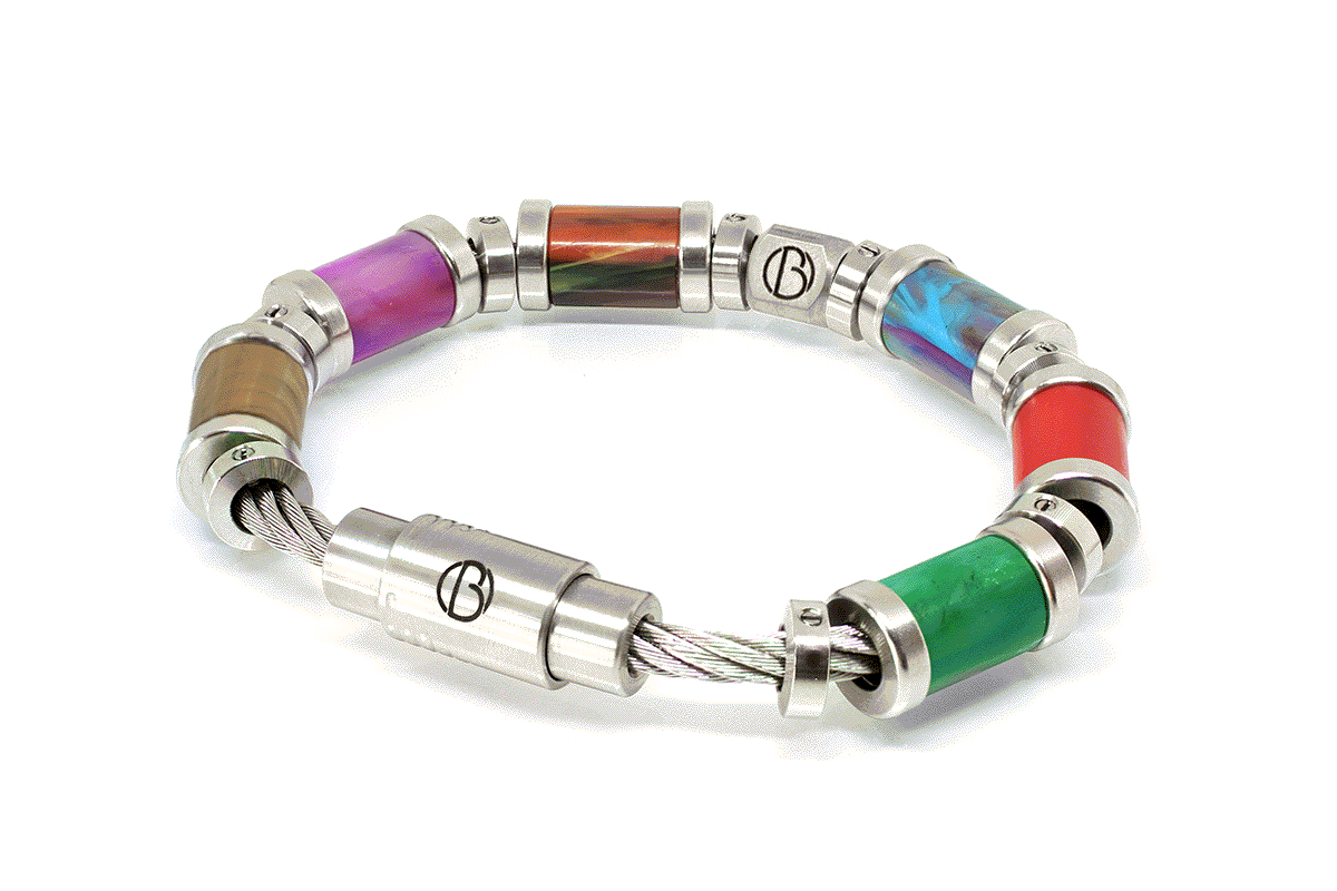 Billie Metal Bead Bracelet Stainless Steel