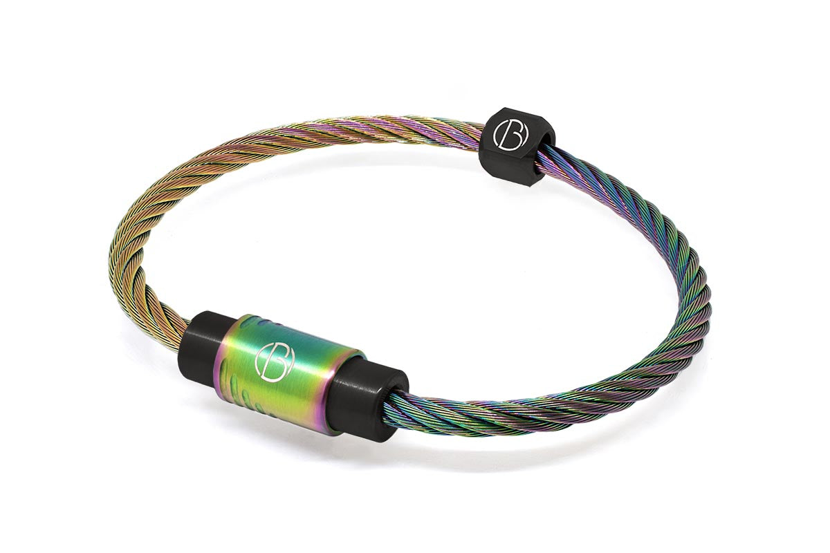 Steel cable bracelet sale