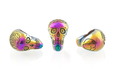 Candy Skull Bead Stainless Steel