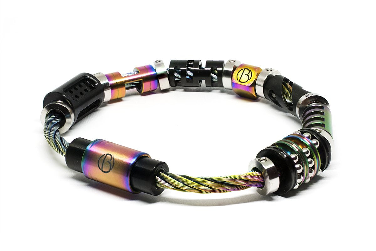 Rainbow stainless steel bracelet store