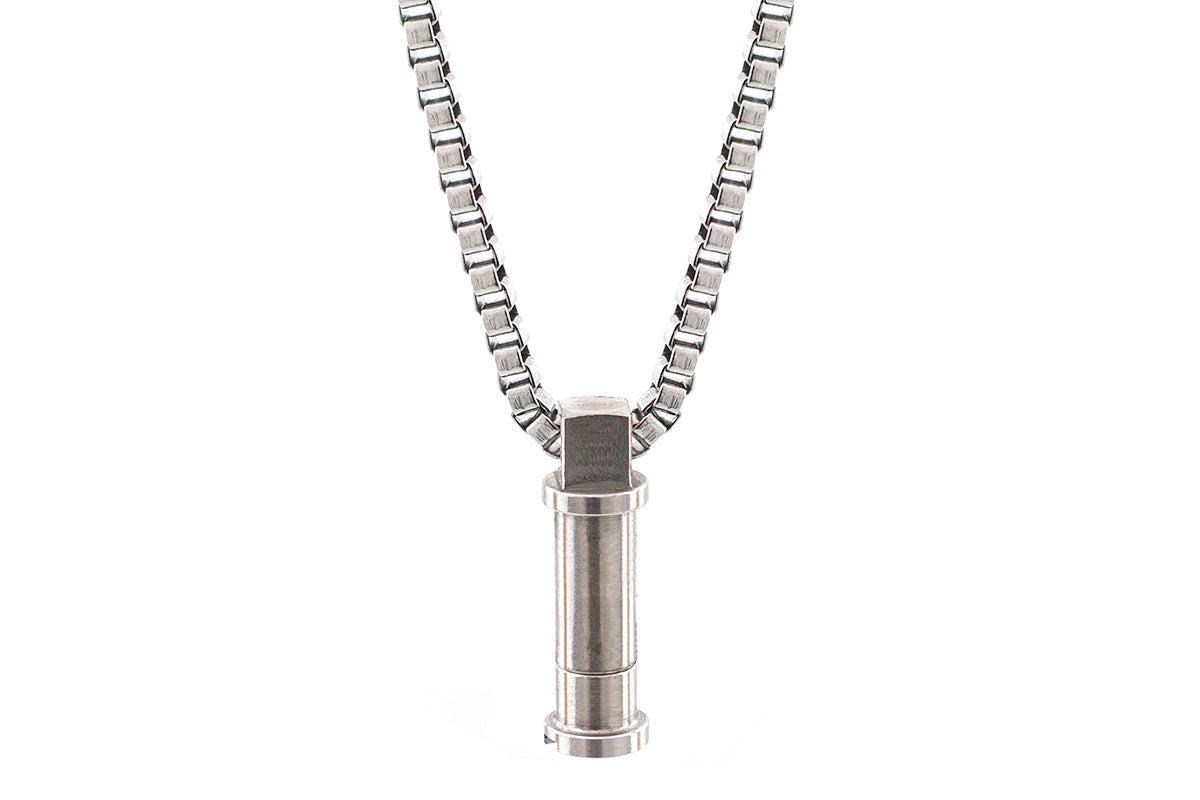 Stainless Steel Pendant Converter Necklace