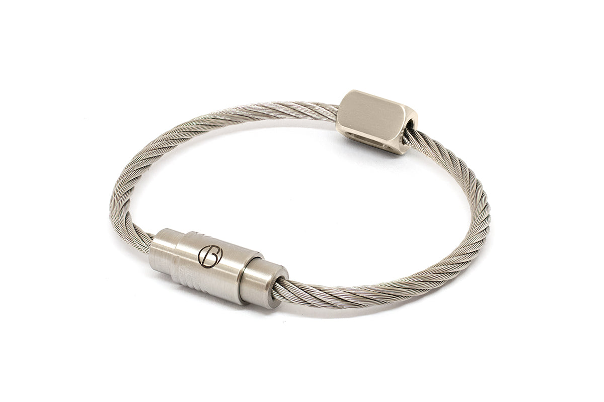 Graduation Bracelet Stainless Steel CABLE Bracelet Bailey of Sheffield