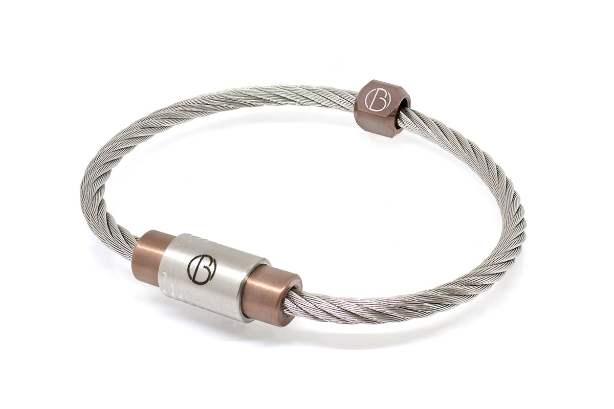 Adonis CABLE Stainless Steel Bracelet - Free Text Engraving