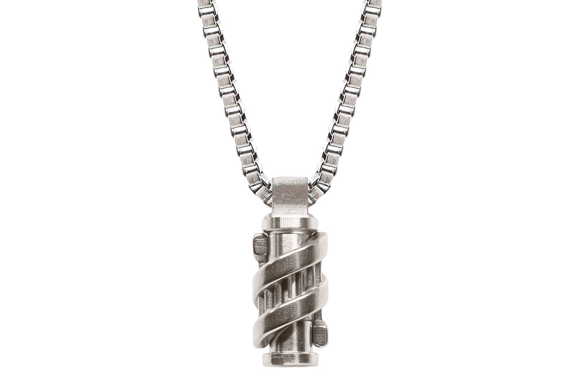 DNA Stainless Steel Pendant Converter Necklace