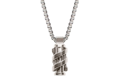 DNA Stainless Steel Pendant Converter Necklace