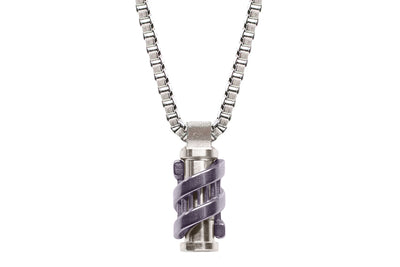 DNA Stainless Steel Pendant Converter Necklace