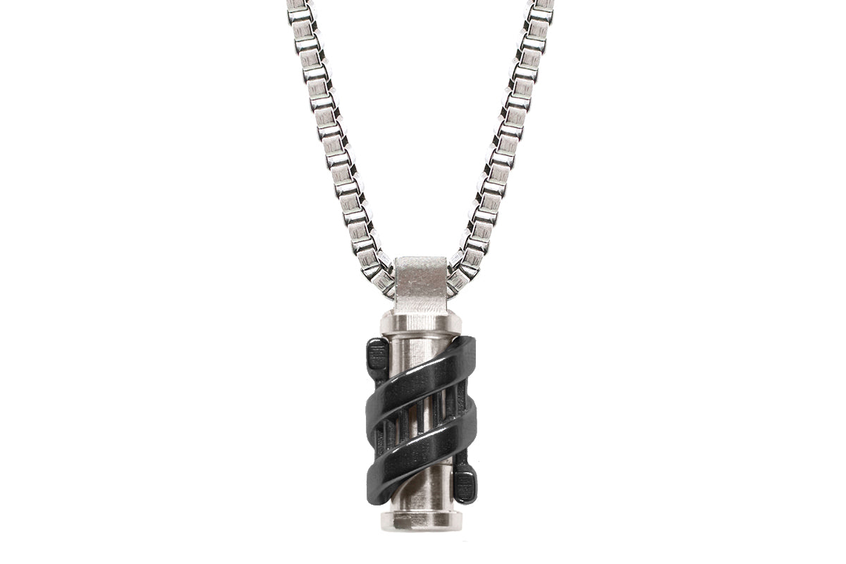 DNA Stainless Steel Pendant Converter Necklace