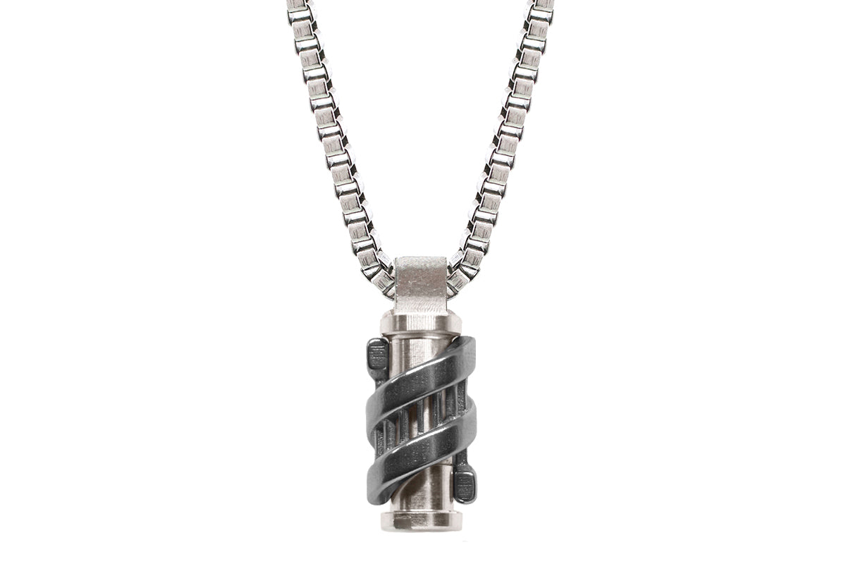 DNA Stainless Steel Pendant Converter Necklace