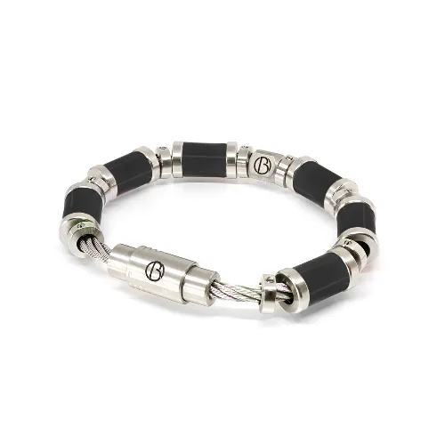 Fully Loaded ECO Bead CABLE Stainless Steel Bracelet
