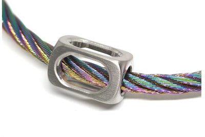 Stainless Steel Cutaway Bead