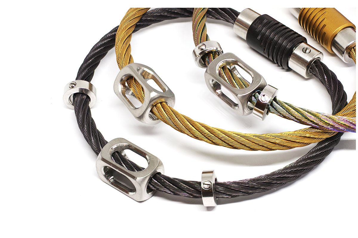 Stainless Steel Cutaway Bead