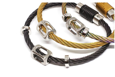 Stainless Steel Cutaway Bead