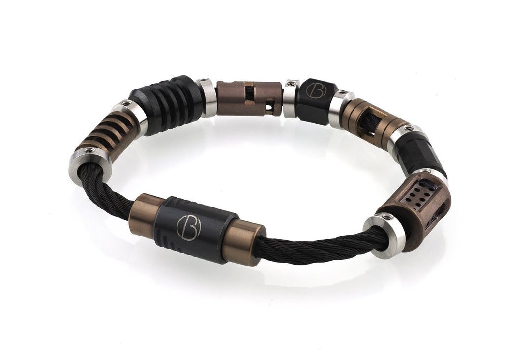 Fully Loaded Ares CABLE Stainless Steel Bracelet Bailey of Sheffield