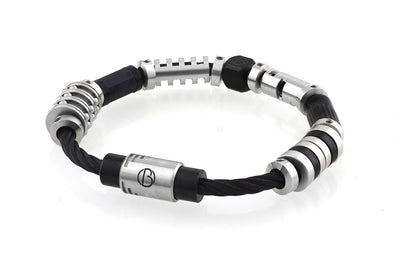 Fully Loaded Midnight CABLE Stainless Steel Bracelet