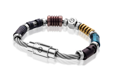 Fully Loaded PVD CABLE Stainless Steel Bracelet - Free Text Engraving*