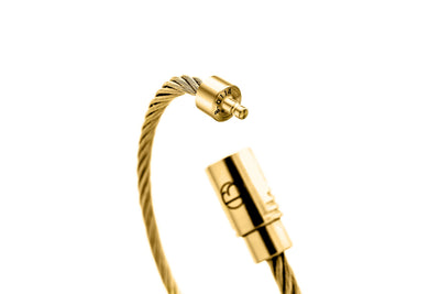 Matte Gold PVD CABLE Stainless Steel Bracelet