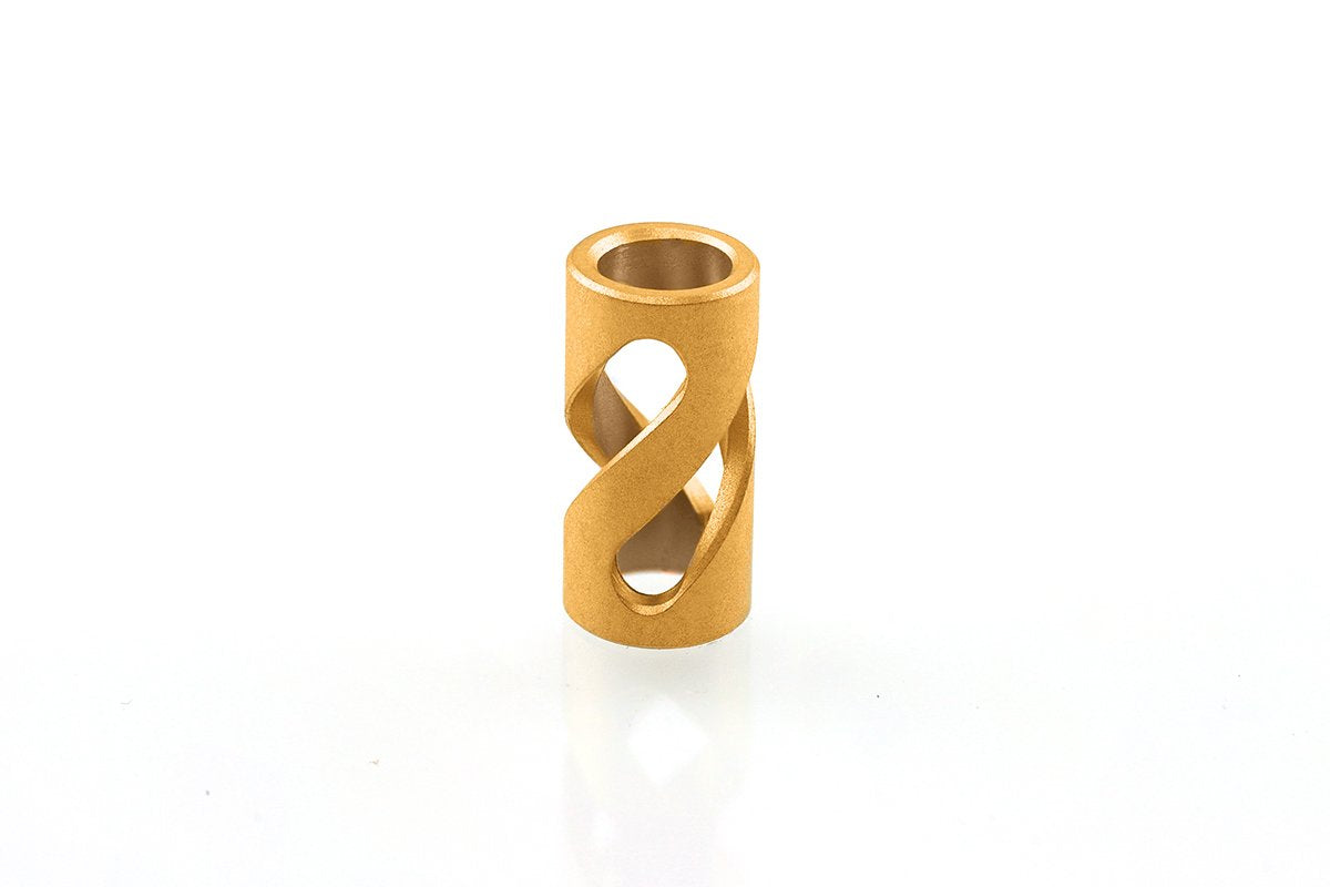 Stainless Steel Candy Twist Bead
