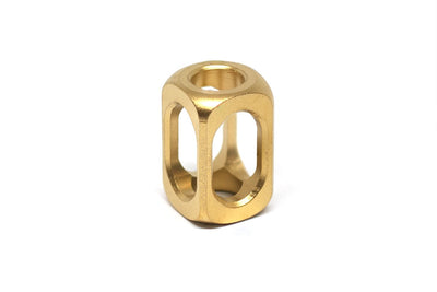 Stainless Steel Cutaway Bead