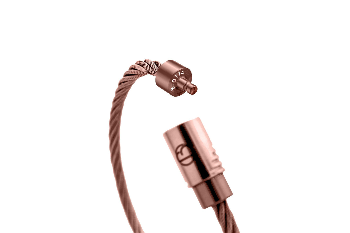 Rose Gold PVD CABLE Stainless Steel Bracelet