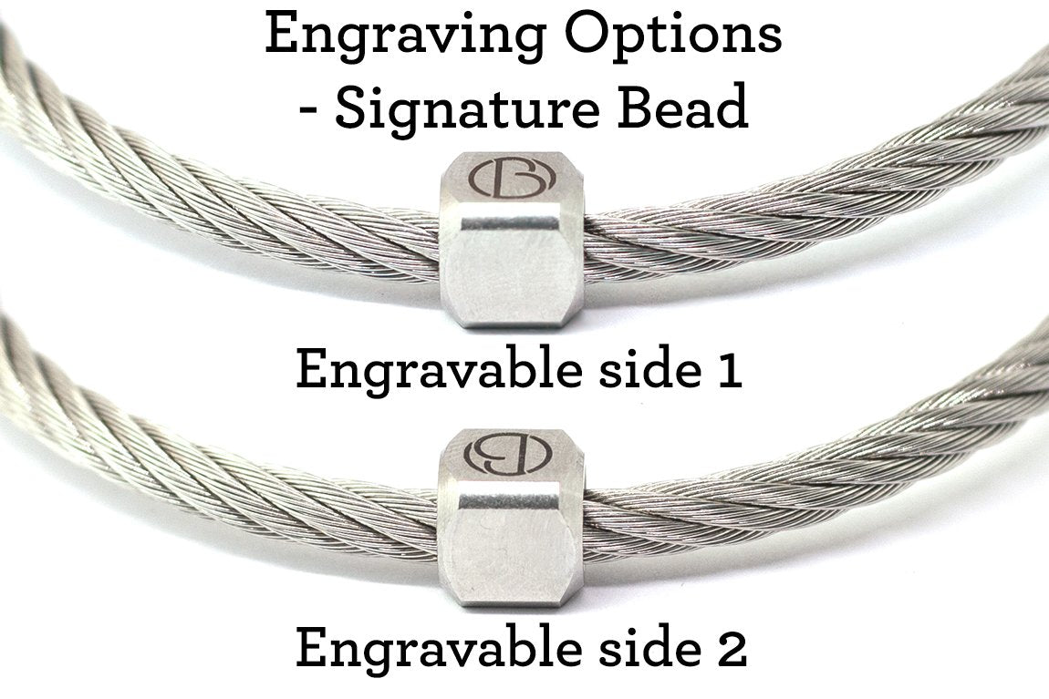 Super Burner CABLE Stainless Steel Bracelet