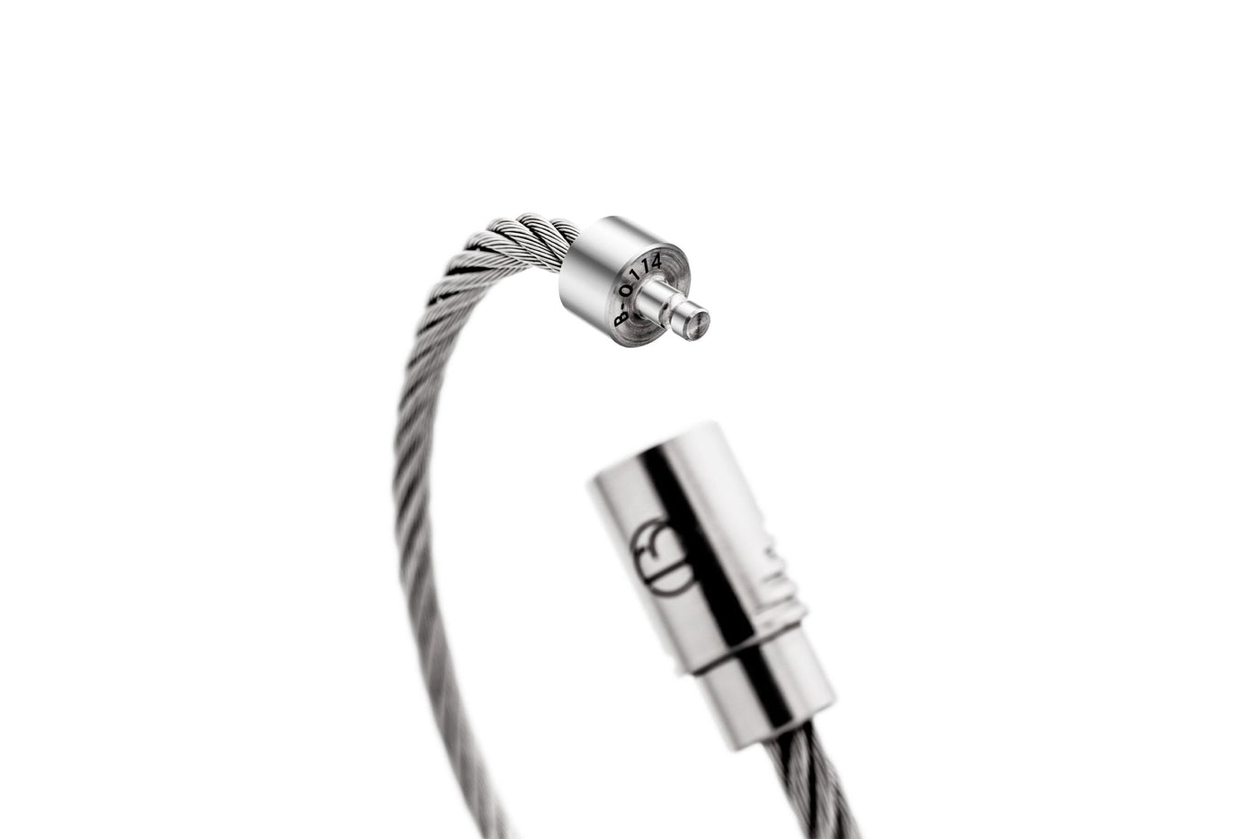 Stainless Steel CABLE Bracelet - Free Text Engraving
